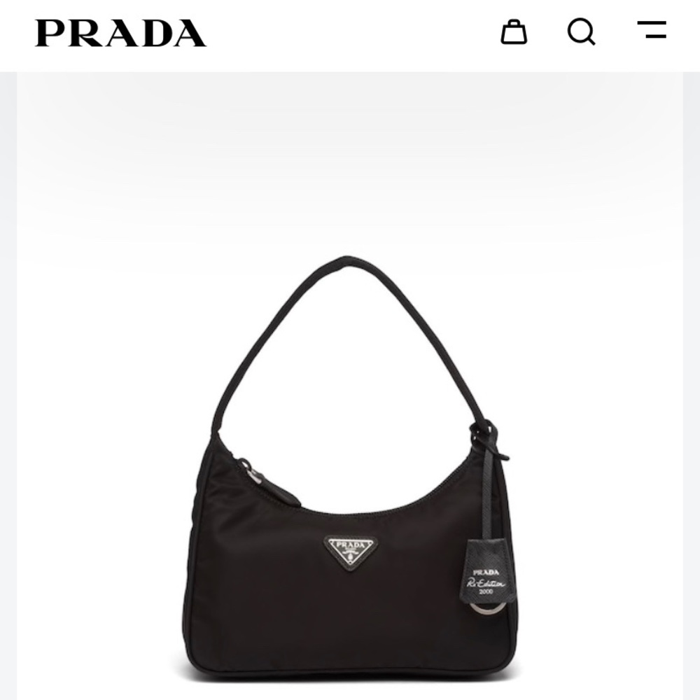 Prada 2000 re-edition shoulder bag